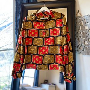 Silk Carlisle Blouse